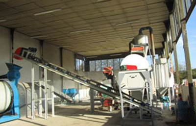 1 ton/h sawdust pellet plant in Bulgaria